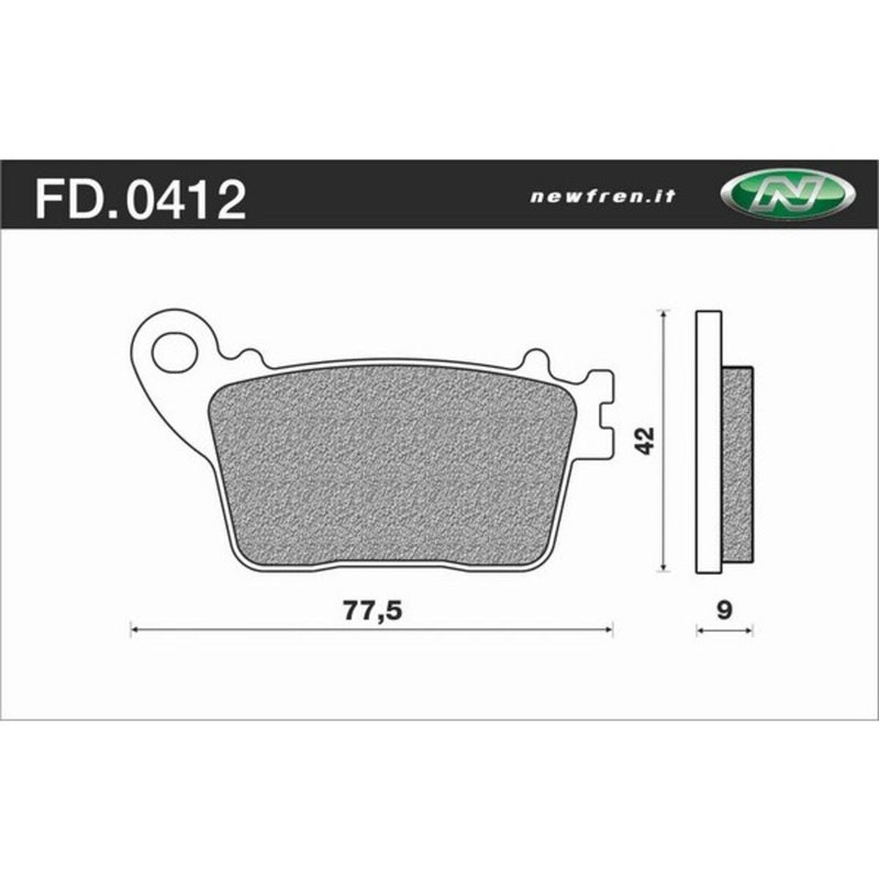 Newfren Rear Brake Pads (Single Set) A
