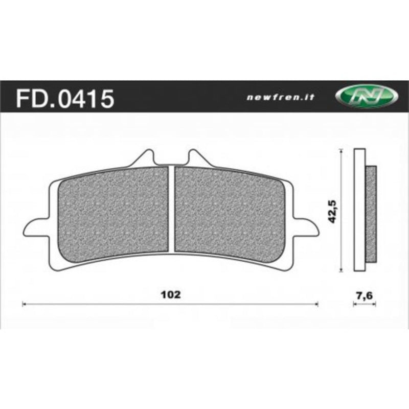 Newfren Sintered Front Brake Pads (Pair)