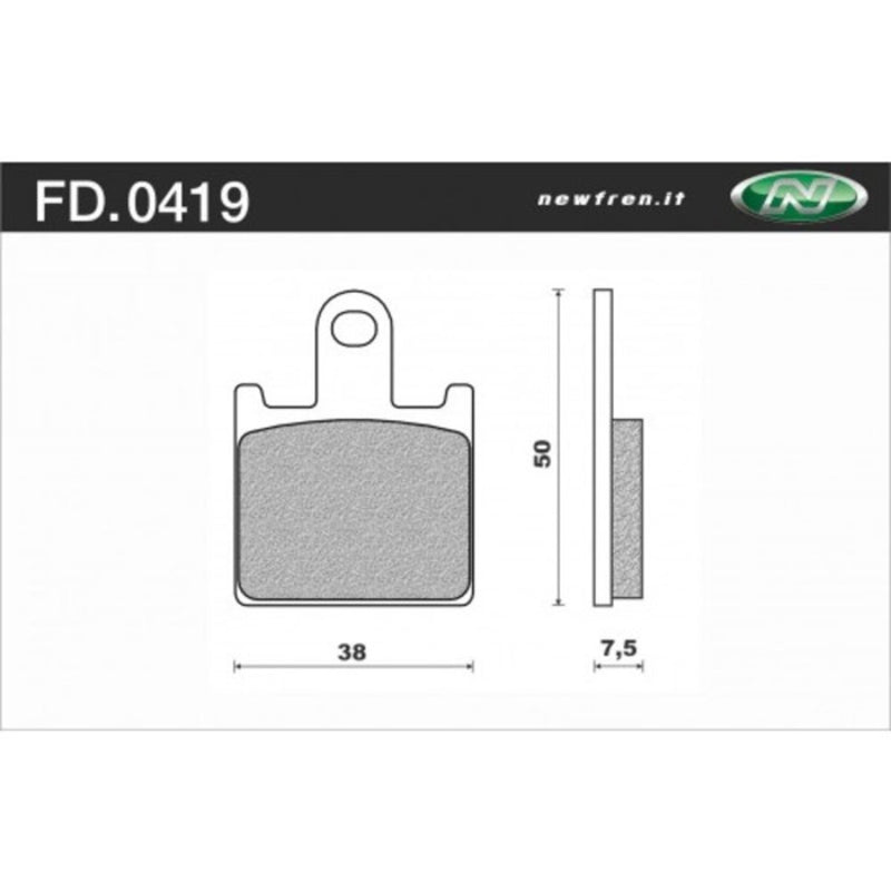 Newfren Sintered Front Brake Pads (Pair)