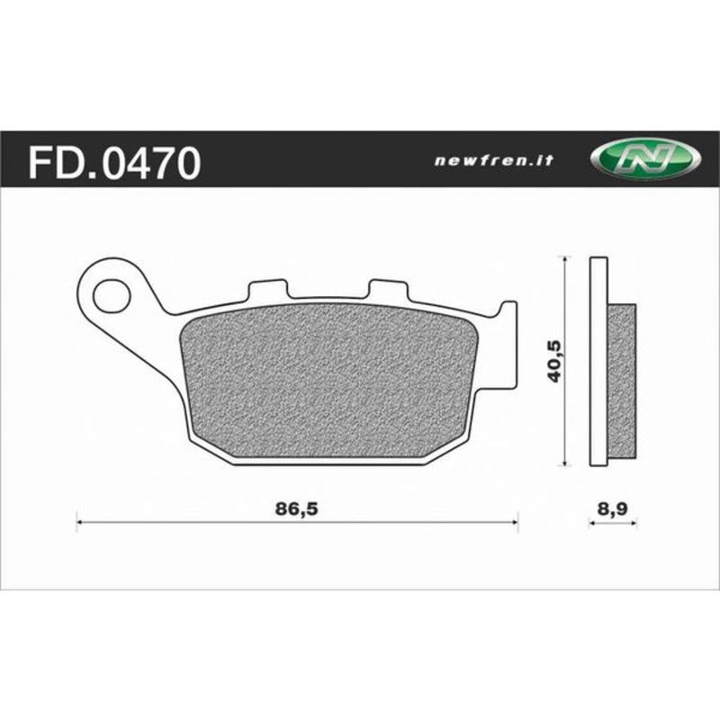 Newfren Rear Brake Pads (Single Set) A