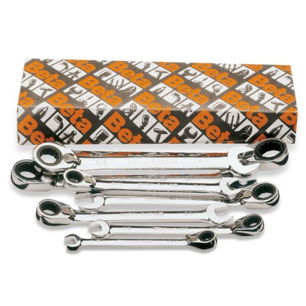 Beta Set of 8 reversible ratcheting combination wrenches 142AS/S (Free Delivery)