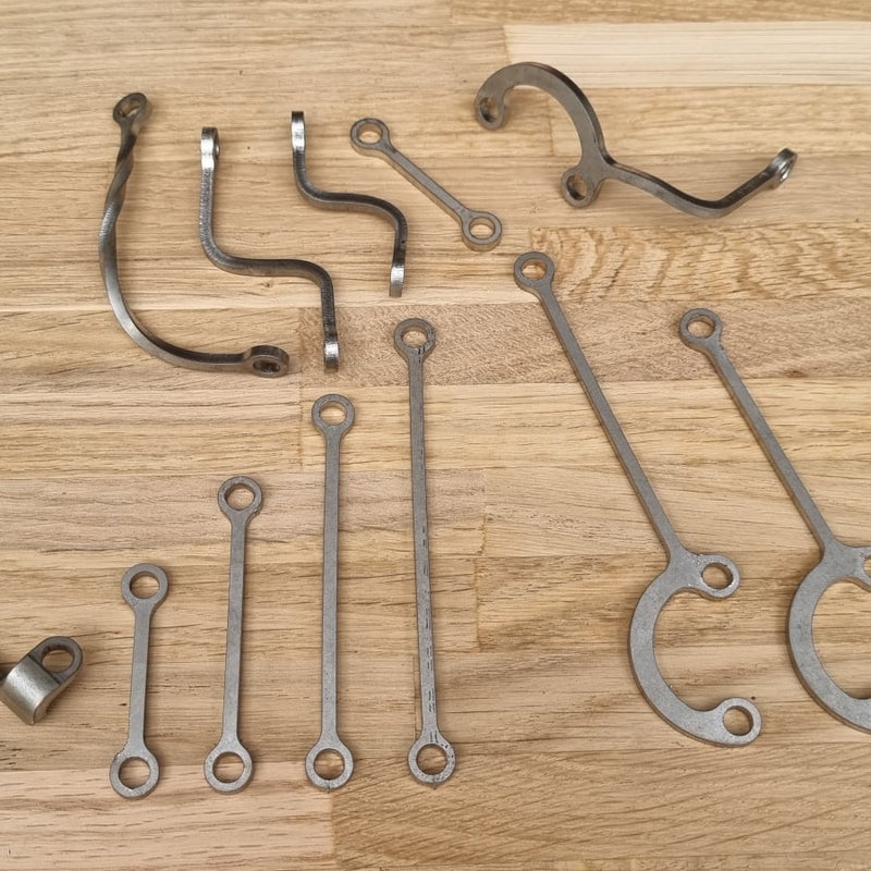 Racetorx Reservoir Brackets - Stainless Steel