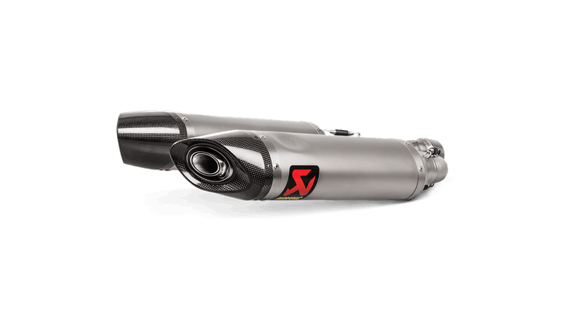 Akrapovic Slip Ons Titanium - Aprilia Shiver 900 (2017-2020) S-A9SO1-HDT1