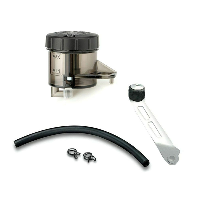 Brembo 17RCS Corsa Corta Radial Brake Master Cylinder (110C74040) and Light Smoke Reservoir Kit (110A26385-Smoke)