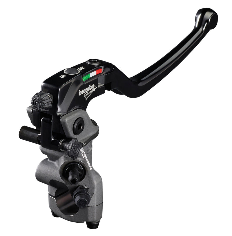 Brembo 19RCS Corsa Corta Radial Brake Master Cylinder (110C74010) and Reservoir Kit (110A26385)