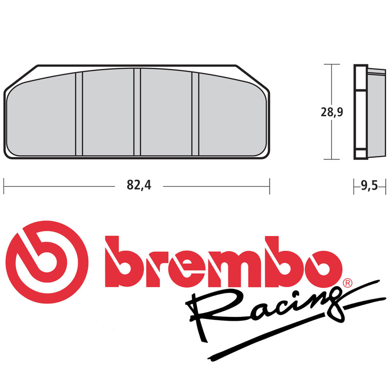 Brembo Z04 Compound Brake Pads