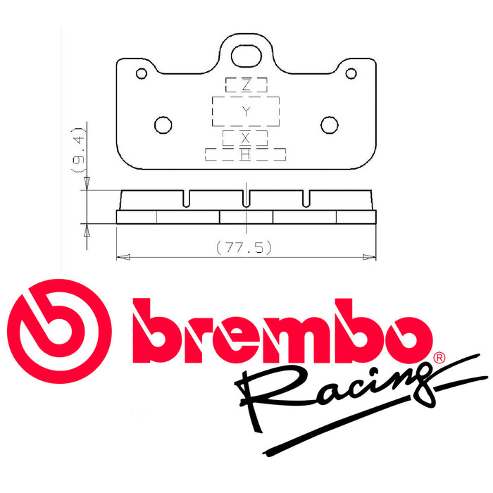 Brembo Z04 Compound Brake Pads