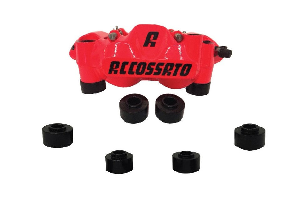 Accossato Front Radial Caliper Spacers 15.5mm and Bolts (DS006) ** Clearance Sale **