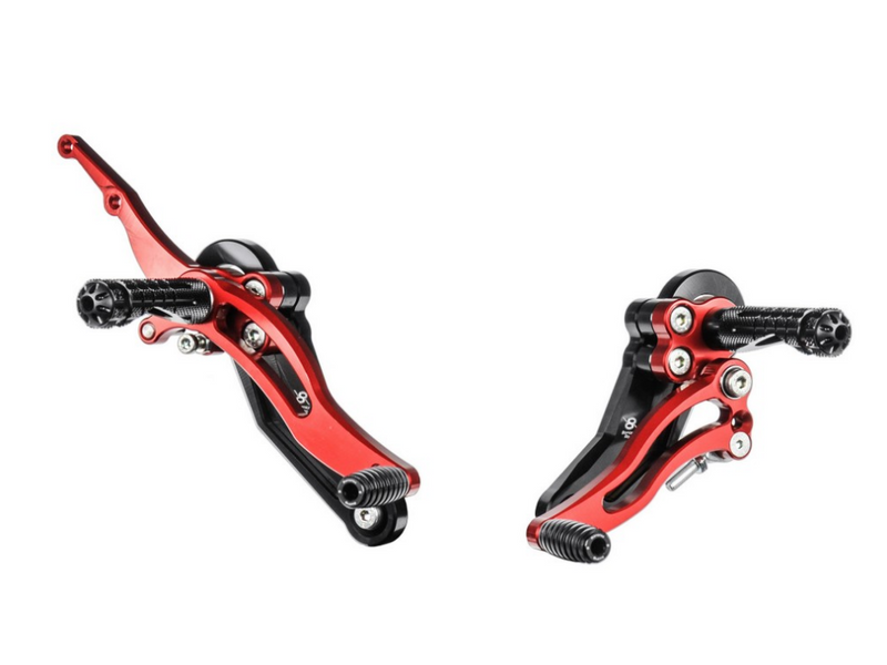 Bonamici Racing Rearsets - Ducati Hypermotard / Multistrada - Race (Free Delivery) DH02