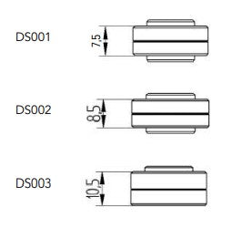 Accossato Front Radial Caliper Spacers 13.5mm and Bolts (DS005) ** Clearance Sale **