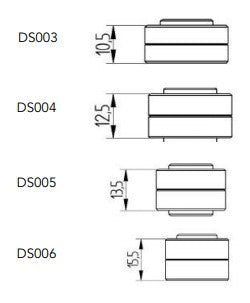 Accossato Front Radial Caliper Spacers 15.5mm and Bolts (DS006) ** Clearance Sale **