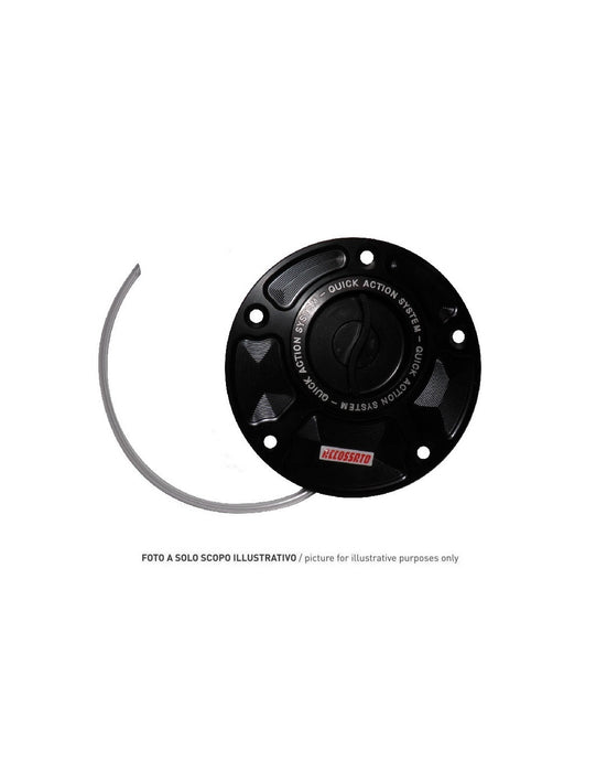 Accossato Fuel Cap Kawasaki - Black (FC012N) ** Clearance Sale **