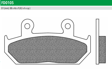 Newfren Sintered Front Brake Pads (Pair)