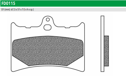 Newfren Rear Brake Pads (Single Set) B