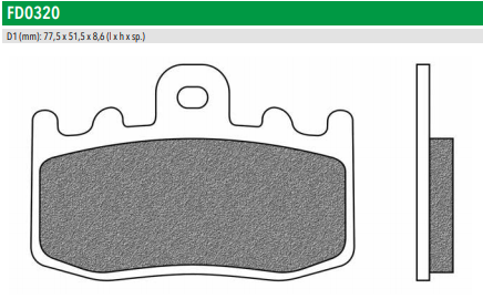 Newfren Sintered Front Brake Pads (Pair)