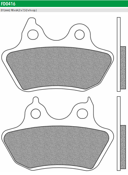 Newfren Rear Brake Pads (Single Set) A