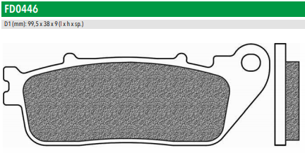 Newfren Rear Brake Pads (Single Set) A