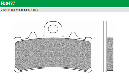 Newfren Sintered Front Brake Pads (Pair)
