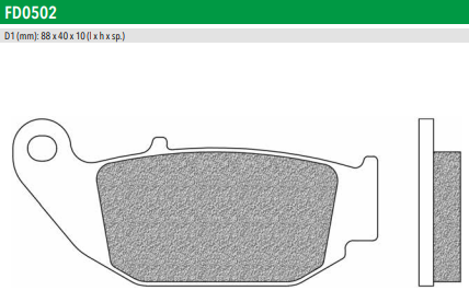 Newfren Rear Brake Pads (Single Set) A