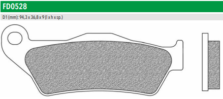 Newfren Rear Brake Pads (Single Set) A