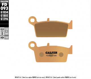 Galfer HH Sintered Compound Brake Pads