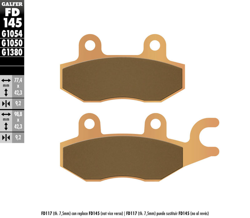 Galfer HH Sintered Compound Brake Pads