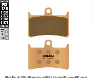 Galfer HH Sintered Compound Brake Pads