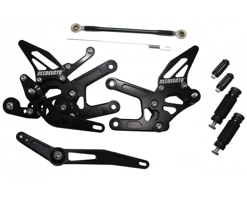 Accossato Rearsets Yamaha YZF-R6 (2006-2016) FT046 (Free Delivery)