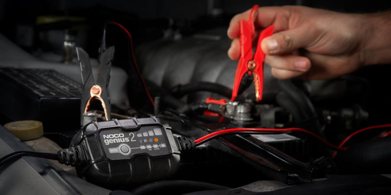 NOCO Genius 2 Battery Charger for Lead Acid 6 & 12V and 12.8V Lithium Batteries