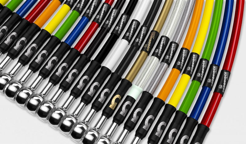 Goodridge Braided Brake Lines - Front 2 Line Kit (Non ABS) (Not Motocross)