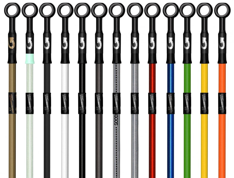 Goodridge Braided Brake Lines - Front 3 Line Kit with Splitter (Non ABS)