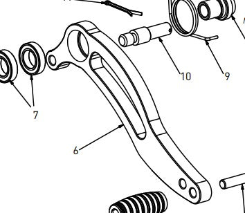 Bonamici Racing Rearset Spare Parts
