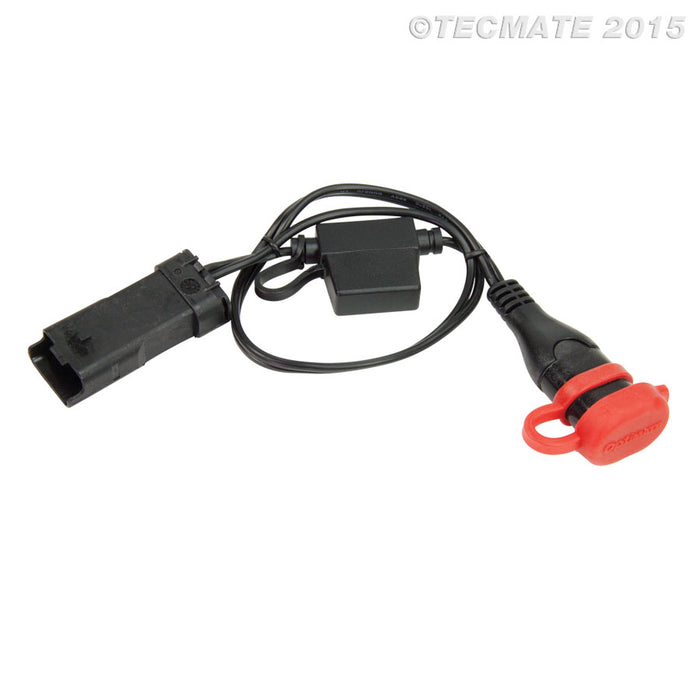 Tecmate Optimate Cable DUCATI adapter, from SAE charger output to DUCATI O-47