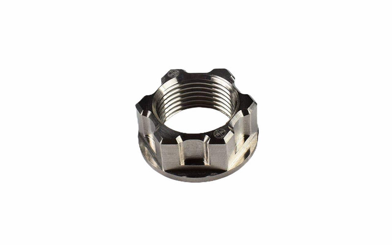 Racetorx Titanium Flanged Nut M20x1.5mm Height: 12mm Socket Size: 26mm