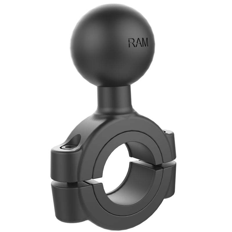 RAM Torque 1 1/8" - 1 1/2" Diameter Handlebar/Rail Base With 1.5" Ball (RAM-408-112-15U)