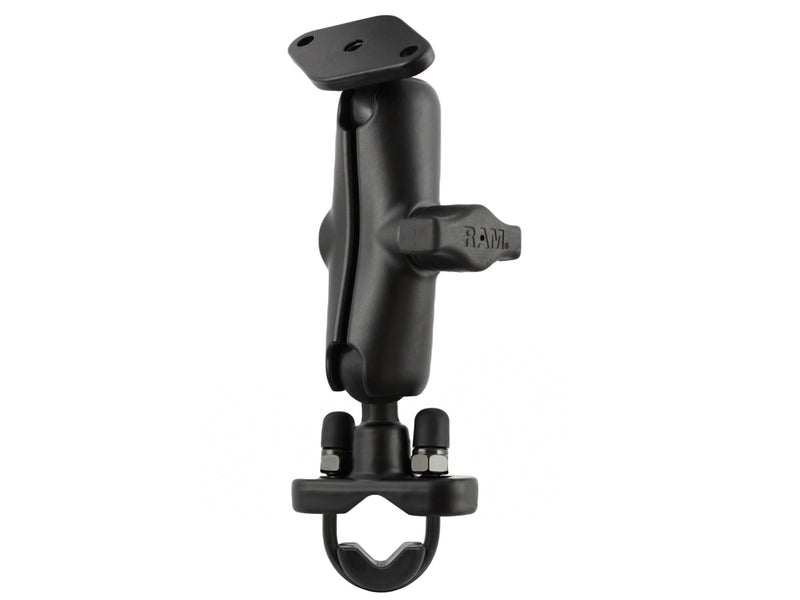 RAM Handlebar Rail Mount with Zinc Coated U-Bolt Base for Rails from 0.5" to 1.25" in Diameter (RAM-B-149ZU)
