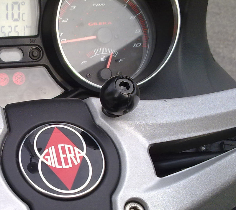 RAM Motorcycle Handlebar Clamp Base with M8 Screws (RAM-B-367U)