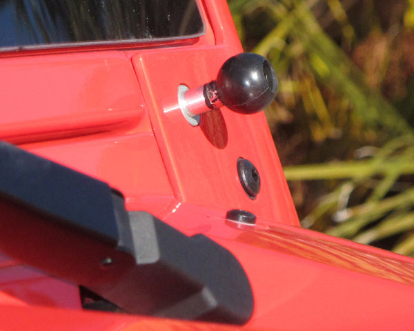 RAM Motorcycle Handlebar Clamp Base with M8 Screws (RAM-B-367U)