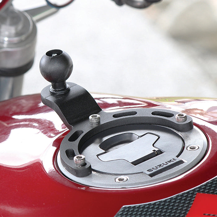 RAM Small Tank Base With 1" Ball for Motorcycles (RAM-B-410U)