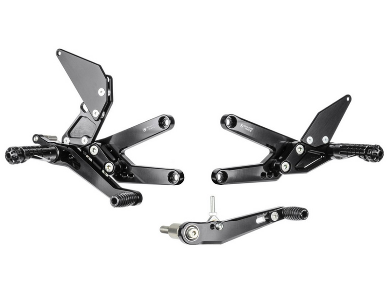 Bonamici Racing Rearsets - Triumph Daytona 675 (2013-2017) Reverse Shift (Free Delivery) TH03R