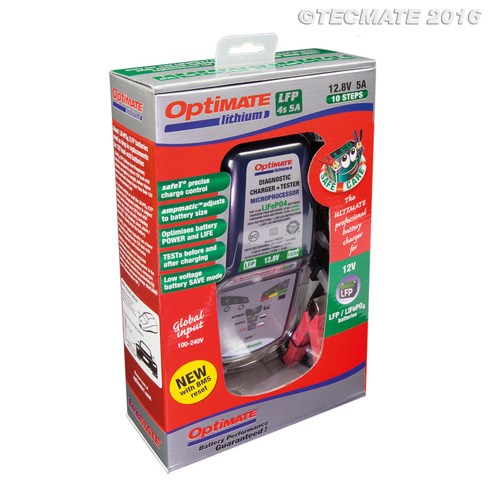 Tecmate Optimate Lithium Battery Charger TM298