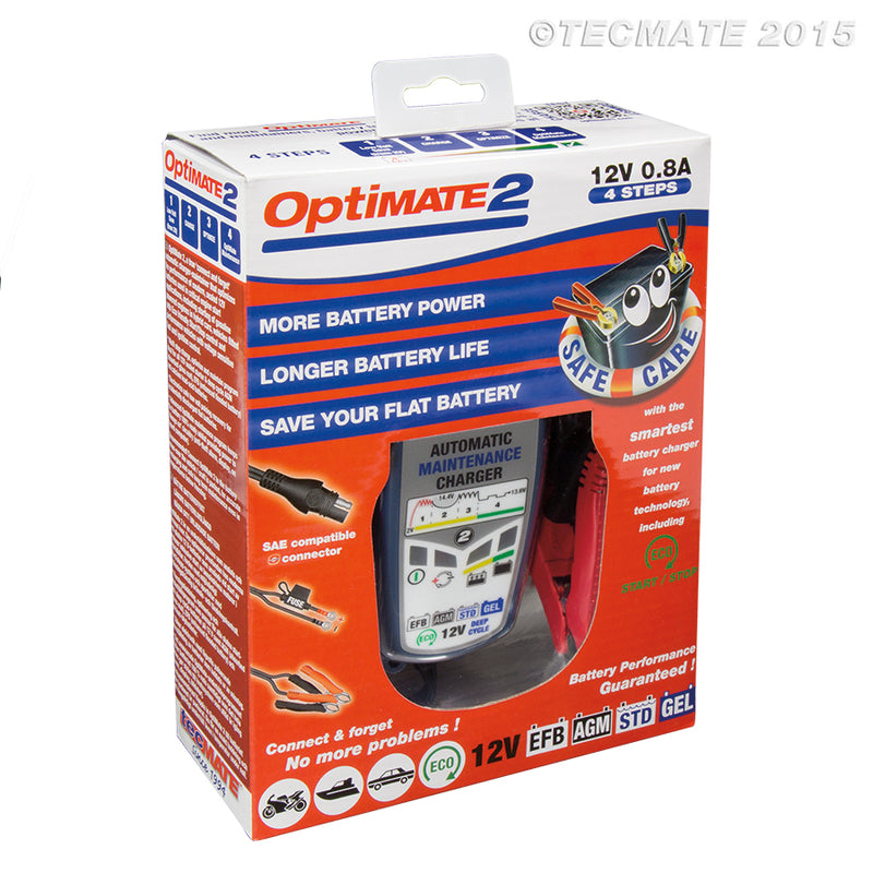 Tecmate Optimate 2 Battery Charger TM428