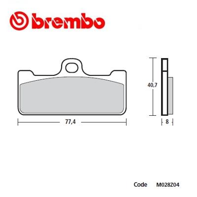 Brembo Z04 Compound Brake Pads