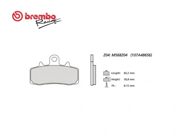 Brembo Z04 Compound Brake Pads