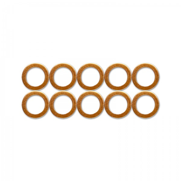 HEL Copper Crush Washers - 10mm, 3/8”, 1/8” (10 Pack)