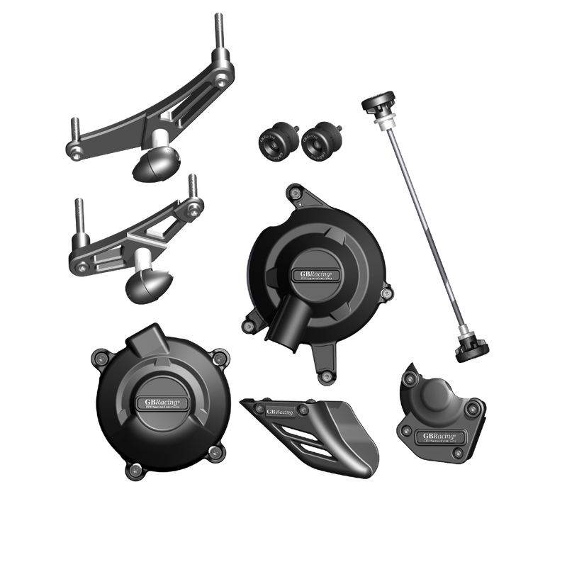 GBRacing Crash Protection Set (Street) for Triumph Daytona 675 Street Triple / R (CP-D675R-2011-CS-8-GBR)