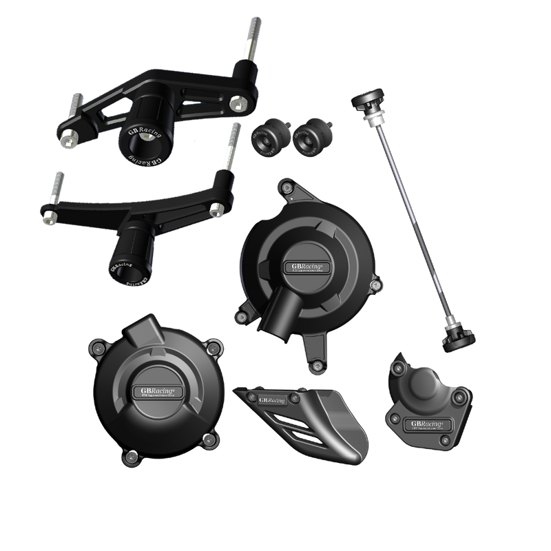 GBRacing Crash Protection Set for Triumph Daytona 675 Street Triple / R (CP-D675R-2011-CS-8-M-GBR)