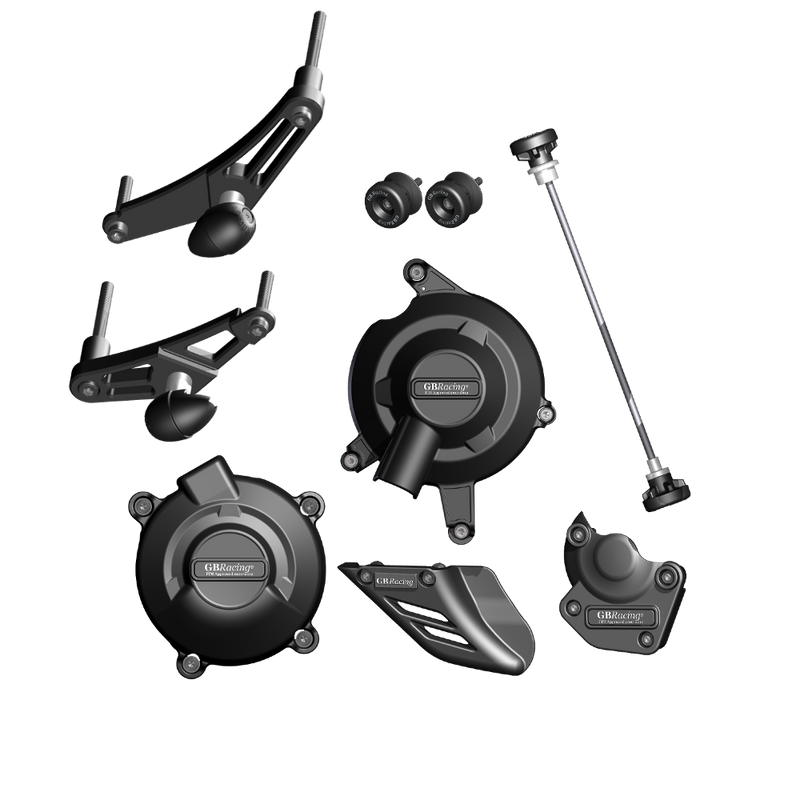 GBRacing Crash Protection Set (Race) for Triumph Daytona 675 Street Triple / R (CP-D675R-2011-CS-8-R-GBR)