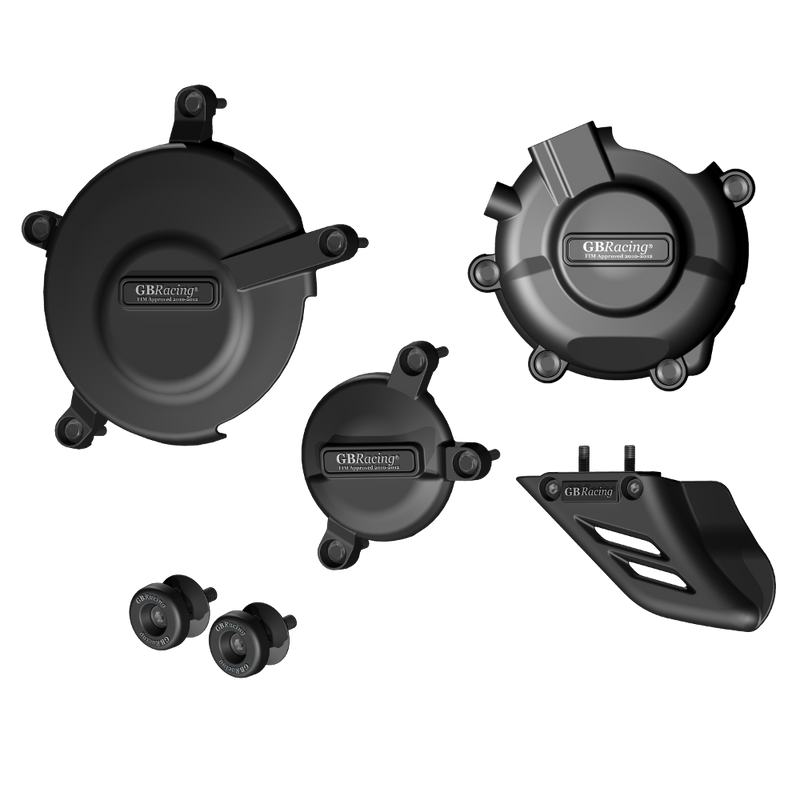 GBRacing Crash Protection Bundle Set for Suzuki GSXR600 GSXR750 2006-2019 (CP-GSXR600-K6-CS-GBR)