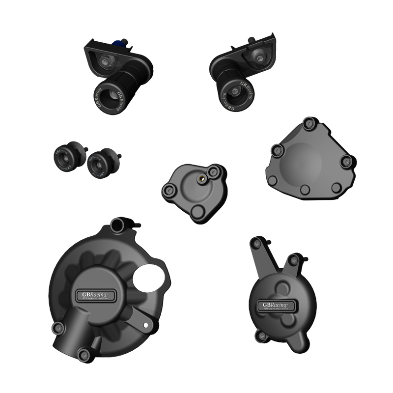 GBRacing Crash Protection Bundle for Yamaha YZF-R1 2007 - 2008 (CP-R1-2007-CS-GBR)